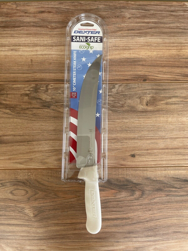 Dexter Russell 10″ Cimeter Steak Knife Eco Grip Sani Safe..05533