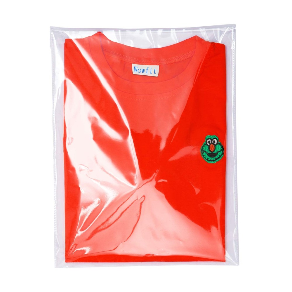 Wowfit 100 Count 10×13 inches Clear Cellophane Plastic Bags, Resealable Self-…