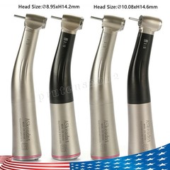 1-10 x Dental LED 1:5 Contra Angle Fiber Optic Handpiece Mini / Standard Head