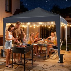 Vinabilia 10X10 Pop Up Canopy Sidewalls Instant Portable Canopy Tent Carry Bag