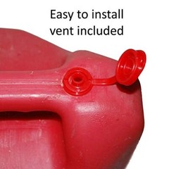 Replacement Gas Can Spout / Nozzle and Vent Kit for Plastic Gas Cans Old Style
