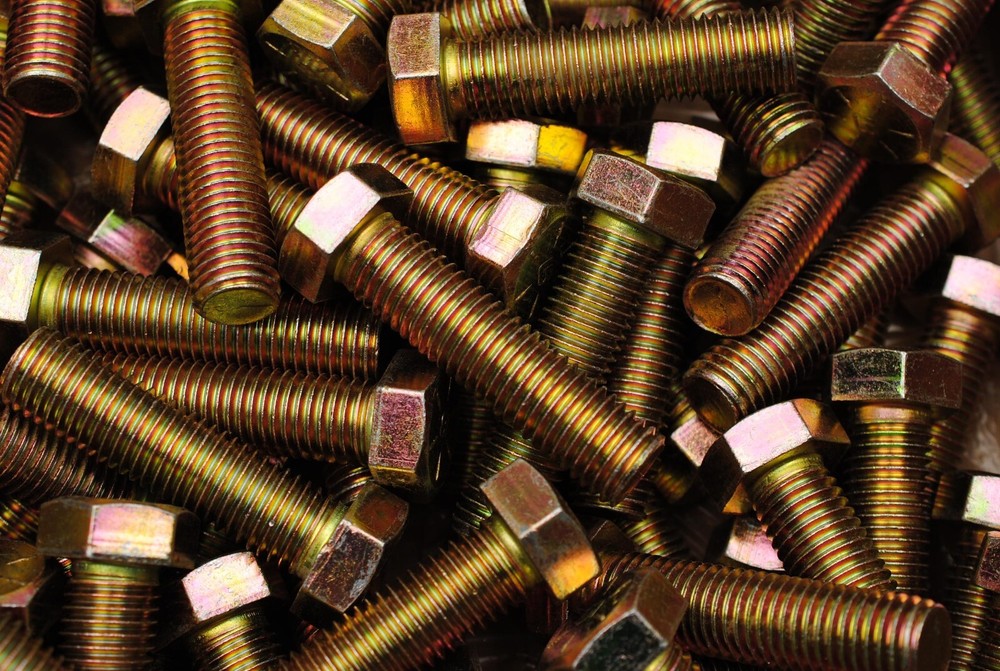 (15) Full Thread Grade 8 Hex Head Tap Bolts 3/4-10 x 3 Coarse Yellow Zinc