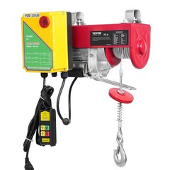 VEVOR Electric Hoist 2200lbs Crane Winch with Wireless Remote Control 1600W 110V