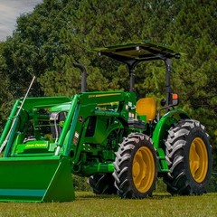 Large Tractor Canopy for 2×2, 3×2, 4×2 ROPS-Upto 45 deg.lean- John Deere Green