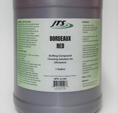 Ultrasonic Cleaning Solution JTS Bordeaux Red 1 Gallon Buffing Compound Remover