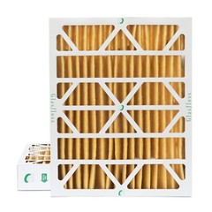 20x24x4 MERV 11 Pleated Air Filters by Glasfloss. 2 Pack. Made in USA.