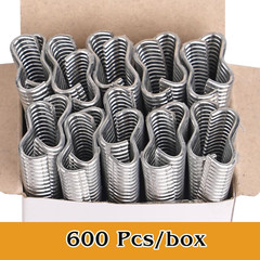 1800Pcs Type M Nail Ring, Wire Cage Clips, Galvanized Steel M Clips Hog Ring …