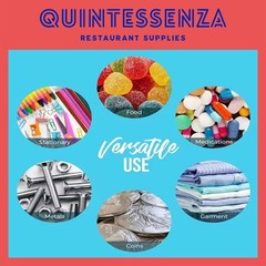 4” x 7” = 4 Mil Thick Clear Zipper Reclosable Poly Bags by Quintessenza