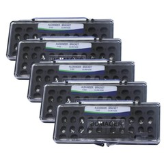 1 Kit 20PCS Dental Orthodontic Alexander Bracket Braces Roth 022 3-4-5 Hooks