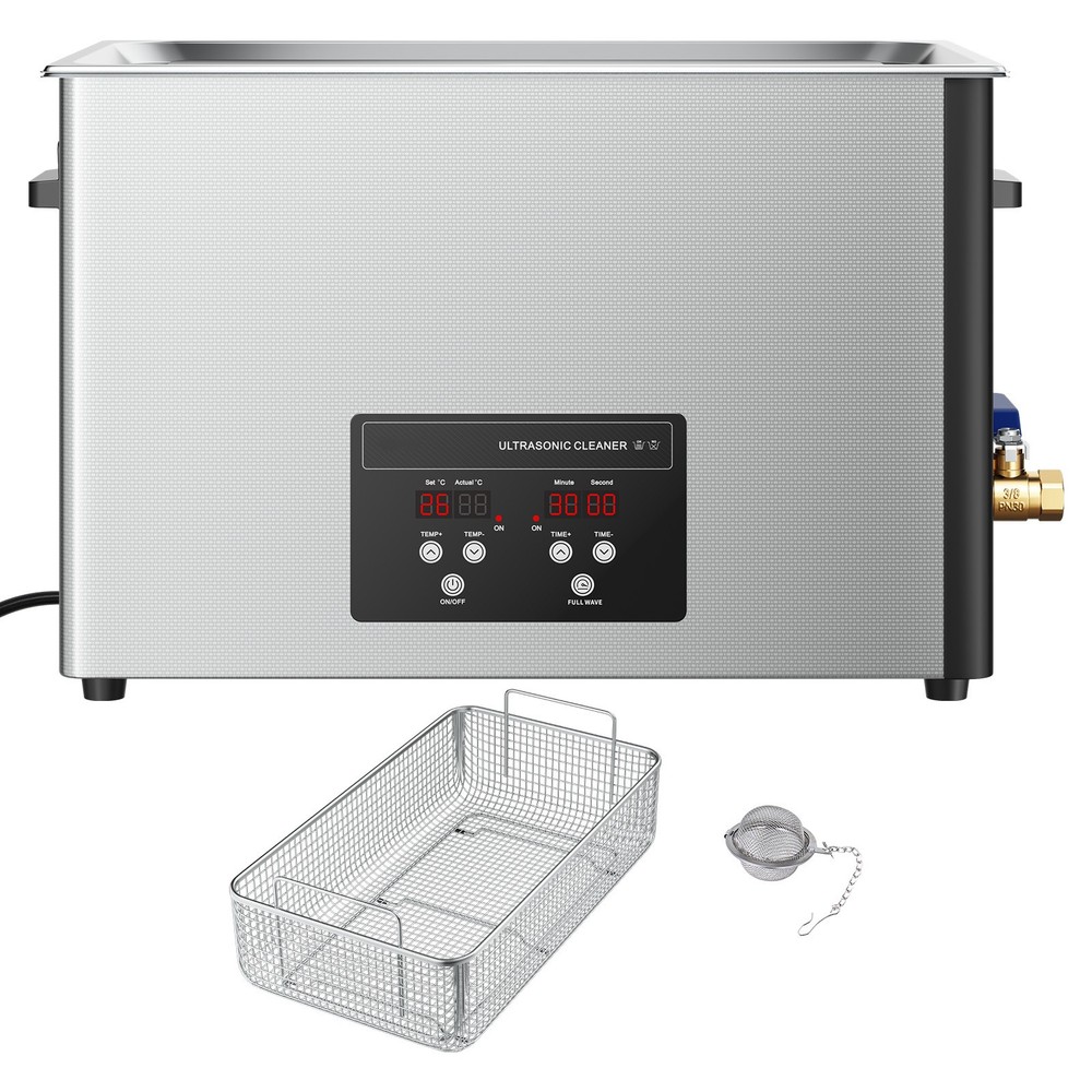 Uimoso 30L Ultrasonic Cleaner with Digital Timer & Heater Jewelry Cleaner 480W