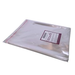 Wowfit 100 Count 10×13 inches Clear Cellophane Plastic Bags, Resealable Self-…
