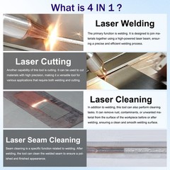 1500W 4in1 Handheld Laser Welding Cleaning Machine Air Cooling Welder