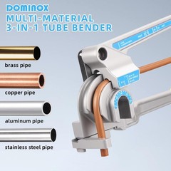 DOMINOX 3-IN-1 Tube Bender, Outer Diameter 1/4″, 3/8″, 1/2″, 0-180°
