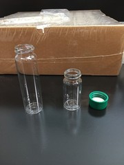 Chemglass CG-4904-06 Vial 4mL 8mL DramComplete W Green Solid Top Cap Lot
