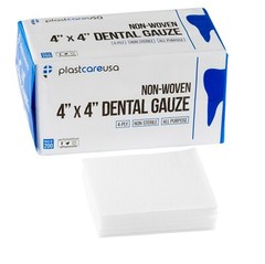 2000 4×4 Non Woven Sponges 4-Ply, Non-Sterile Cotton Dental Gauze Pads (1 Case)