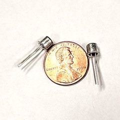 MOTOROLA 2N2646 UniJunction transistors 2pcs .5a 30 V ,TO-18 case =NTE6401 new