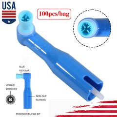 100 pcs Dental Disposable Prophy Angles Top Quality Money back guarantee USA