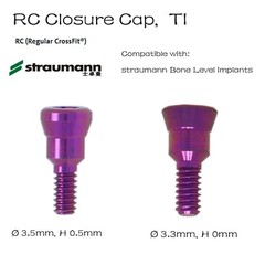 Closure Cover Screw RC/NC Fits Straumann ITI Bone Level/BLT Healing Abutment Cap