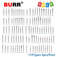 Dental FG Diamond Burs for High Speed Handpiece Friction Grip 5pcs/pack