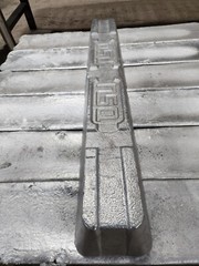 Aluminum Ingot A356.2A Casting Alloy 35 LBS Stamped w/lot number.