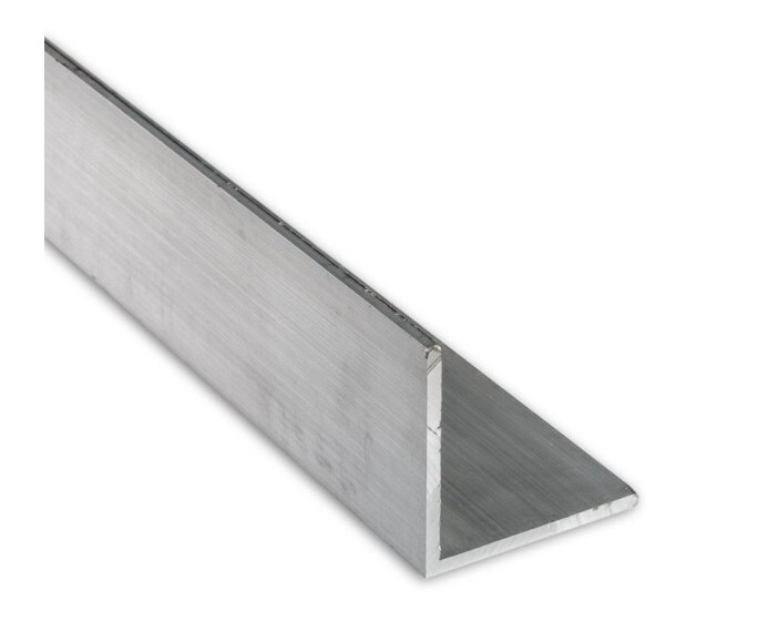 2″ × 2″ × 3/16″ X 12″L Aluminum Angle Mill Finish Non Radius Extruded 6061 T6