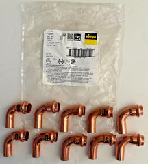Viega ProPress 1/2 in. Press x 1/2 in. FTG 90-Degree Street Elbow – 10PK – 77347
