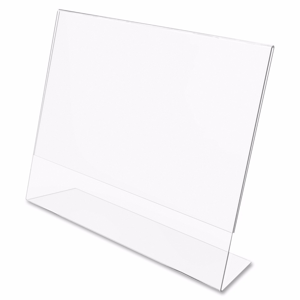 Dazzling Displays 10 Acrylic 6″ x 4″ Slanted Picture Frame Holders