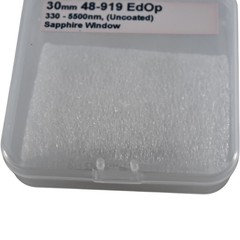 NEW Edmund Optics 48-919 30mm Uncoated Sapphire Optical Window 330-5500nm