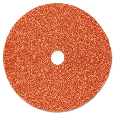 Fibre Disc 787C, Precision Shaped Ceramic, 5 in dia x 7/8 in Center Hole, 60+