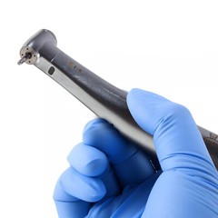 LED Manipolo odontoiatrico 1:5 contrangolo anello rosso Dental handpiece Fit NSK
