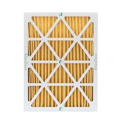 16x20x2 MERV 11 Pleated Air Filters by Glasfloss. Case of 12. Made in USA.
