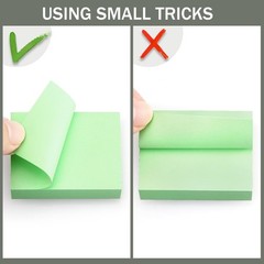 20 Pads Mini Sticky Notes 1.5×2 Inch 100 Sheets Bright Color Self Stick, New USA