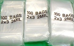 5000 Zip Seal Lock Bags 2×3 Clear 2mil Reclosable Baggies 2″ x 3″ Bulk 5,000