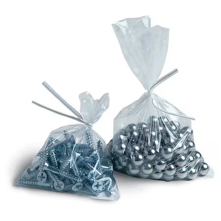 Tuf-R 9F1212 Open Poly Bags, 12″ X 12″, 2.75 Mil, Clear, None, 1000 Pk