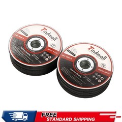 55 Pack 4-1/2″ x 3/64″ x 7/8″ Cut Off Wheels Stainless Steel Metal Cutting Discs