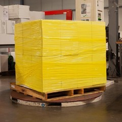 20 Rolls Machine Stretch Wrap 20″ x 5000′ 80 Gauge Dark Yellow Shrink Flim