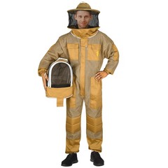 3 Layer Bee Suits with Two Veils for Men and Women – Anti-sting Ventilated Co…