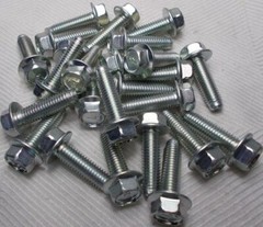 M8 8mm X 1.25 Coarse X 25mm Thread Hex Flange Head Bolt Lot Of 25 Bolts