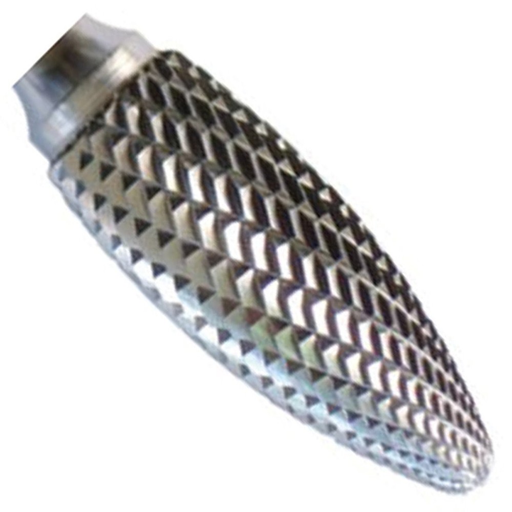 SF-5 CARBIDE BURR 1/4 shank – DOUBLE CUT – TREE SHAPE RADIUS FREE SHIP