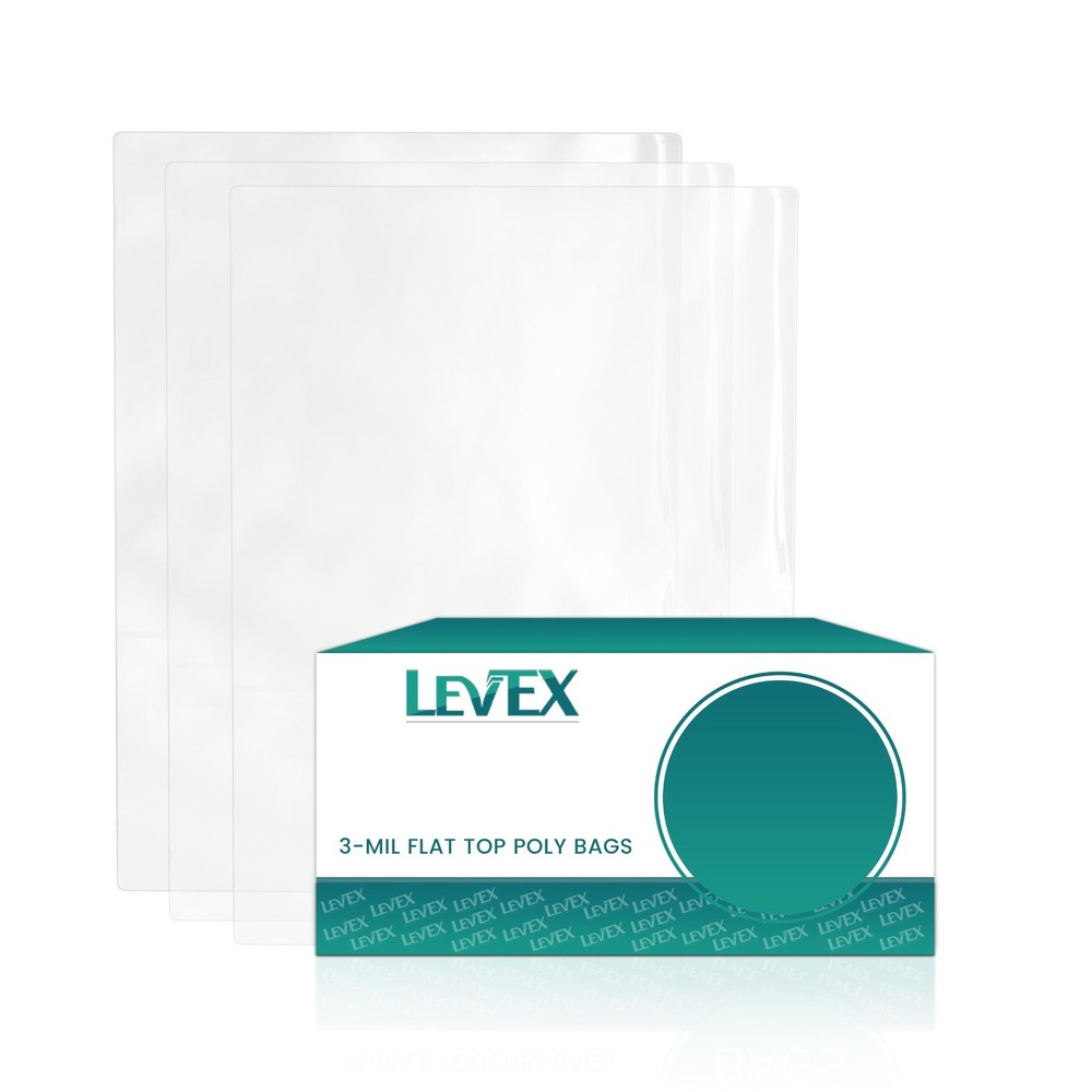 6″ x 18″ Clear Poly Bags 3-Mil Lay Flat Open Top Plastic Packaging Packing