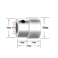 Aluminum Alloy Machine Tool Handwheel Circula Hand Wheel Dia 20 30 40 50 60 80mm