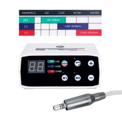 NSK Style Dental Brushless LED Micro Motor /1:5 Increasing LED Contra Angle USA
