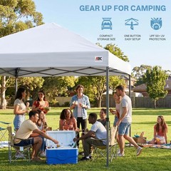 Abccanopy 10X10 Pop Up Canopy Tent Easy Setup Instant Shelter Wheeled Bag Heavy