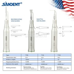 SANDENT Dental Micro Saw Surgical Handpiece Reciprocating Bone Cutting Fit NSK