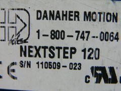 Danaher Motion Nextstep 120 Microstepping Drive 120V 50/60Hz 500Va