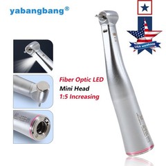 Dental 1:5 Increasing LED Fiber Optic Contra Angle Handpiece for NSK Ti-Max X95L
