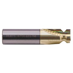 3 FLUTE SOLID Carbide Picatinny Rail Form Tool, Milling Cutter – ZrN Coated