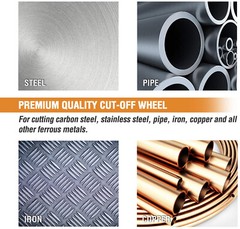 500 Pcs 4-1/2″ x .040″ x 7/8″ Cut off Wheels Stainless Steel Metal Cutting Discs