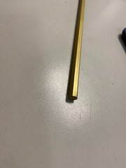 2 Pieces 1/4″ C360 BRASS HEX BAR 12″ long New Lathe Bar Stock H02 1/2 Hard