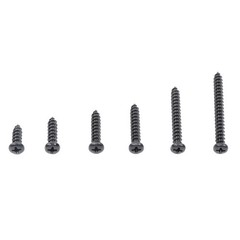 Round Head Truss Head Flat Head Screws Assortment – 485 Pcs #6 #8 #10